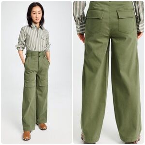 Sea New York Taliana Ultra High Rise Wide Military Pants Size 4